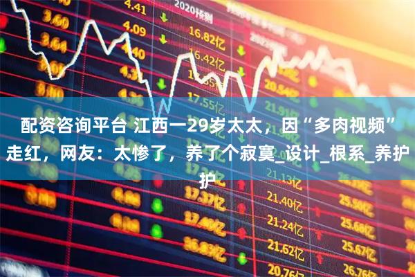 配资咨询平台 江西一29岁太太，因“多肉视频”走红，网友：太惨了，养了个寂寞_设计_根系_养护